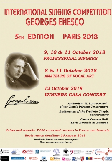 Concursul internațional "George Enescu" - Paris 2018
